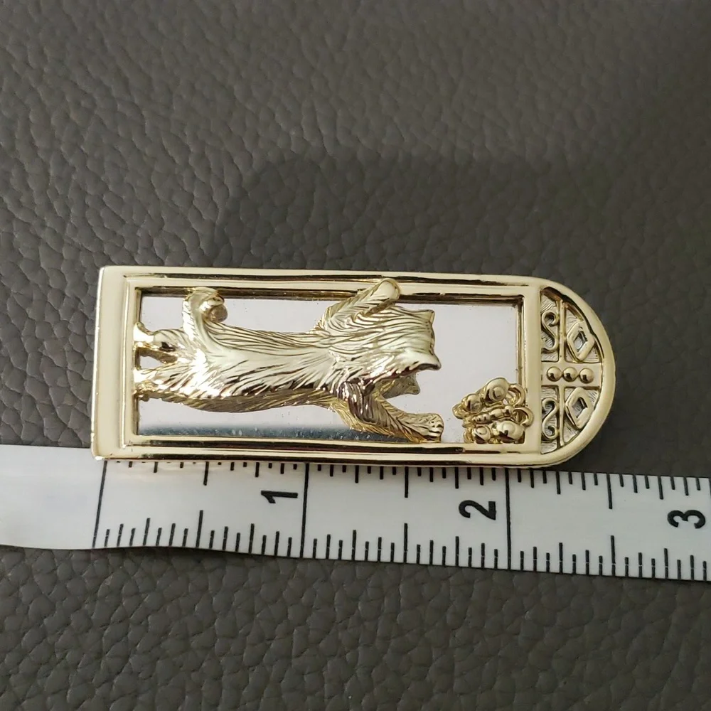 AJC Cat Mirrored Pin - Picture 4 of 4